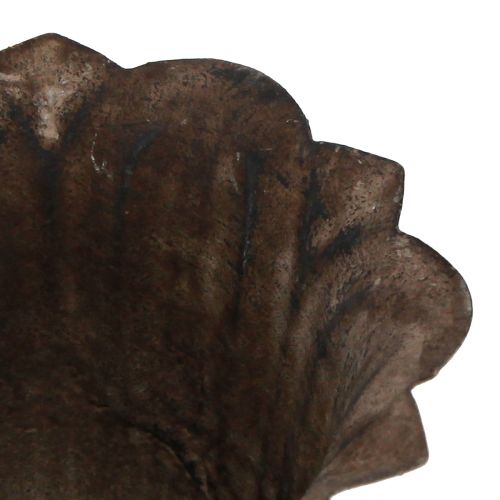 Floristik24 Dekorativ trofé antik miniväxtkruka gråbrun Ø12cm H13cm