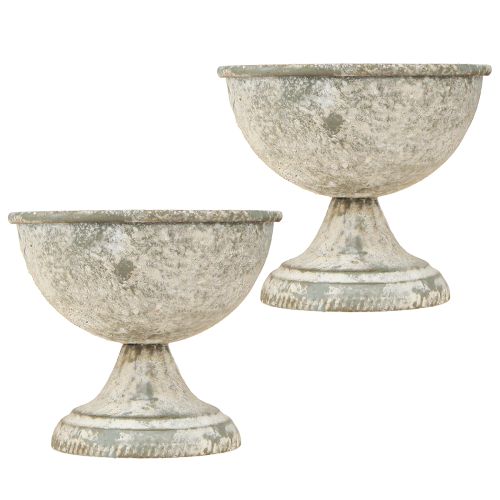 Artikel Dekorativ trofé metallbägare i antik Ø12cm H10,5cm 2st