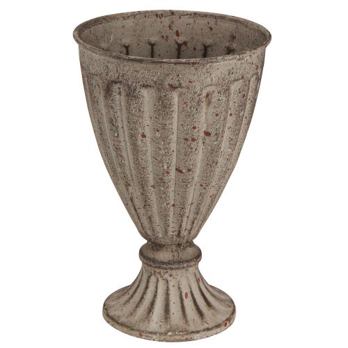 Artikel Dekorativ trofékruka i antik utseende gråbrun Ø13cm H19cm