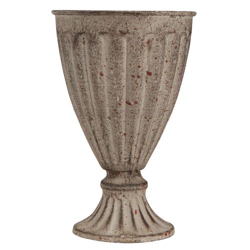 Artikel Dekorativ trofékruka i antik utseende gråbrun Ø13cm H19cm