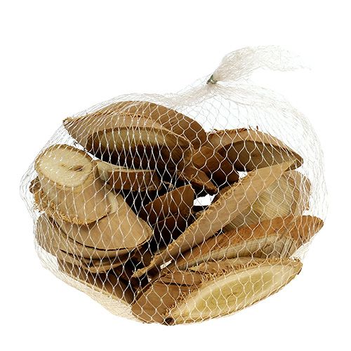 Floristik24 Dekorativa skivor av trä oval 9-12cm 500g