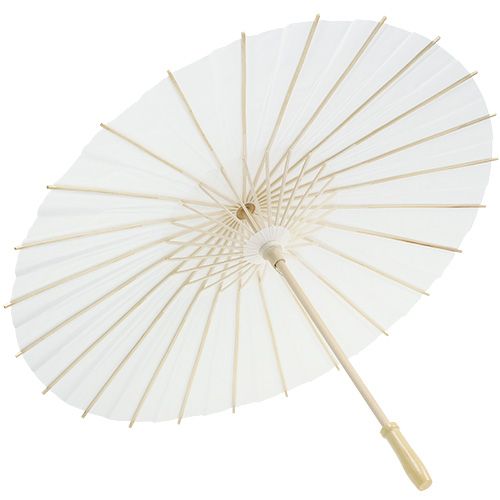 Floristik24 Dekorativ skugga vit Ø60cm H42cm