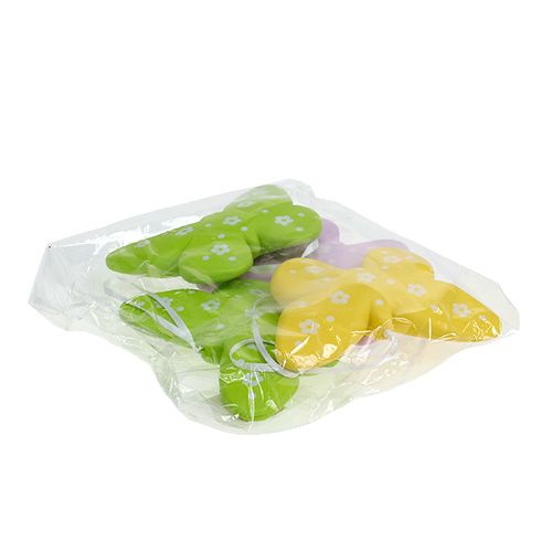 Floristik24 Dekorativa fjärilar mångfärgade 11,5 cm 5st