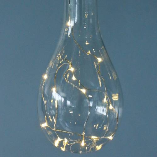 Artikel LED-lampa dekorativ glödlampa varmvit 20cm