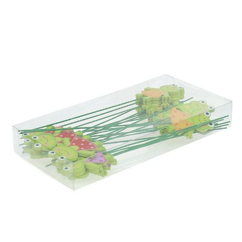 Floristik24 Dekorativ plugggroda 7cm 24st