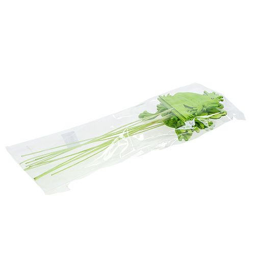 Floristik24 Dekorativa pinnar groda grön 7cm - 10cm 12st