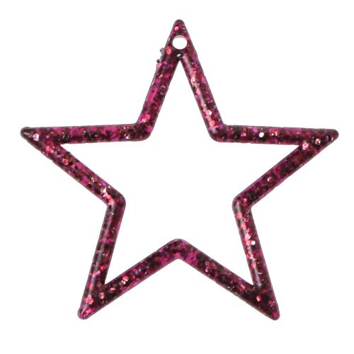 Artikel Dekorativ Star Berry Glitter Bordsdekoration Jul 4,5cm 120 st