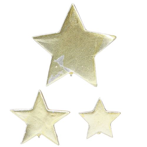 Dekorstjärnor sprider dekoration guld Ø3-7cm – 2:a val – 44 st