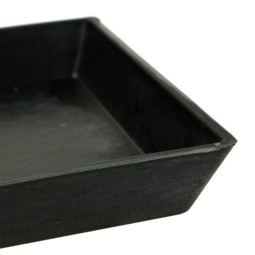 Floristik24 Dekorativ bricka antracit 43cm x 12cm