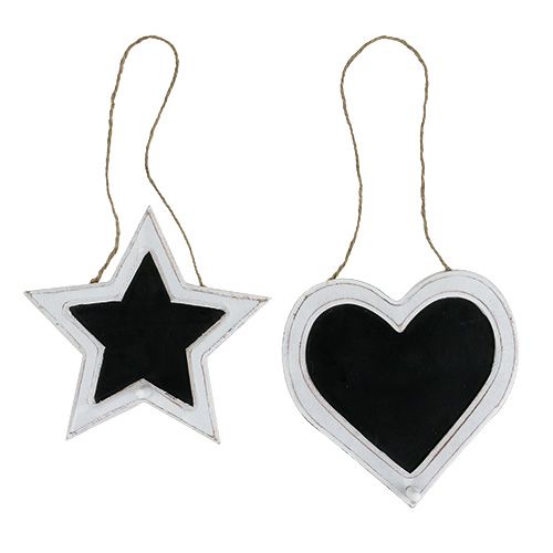 Floristik24 Dekorativt bräde för att hänga 17cm 4st