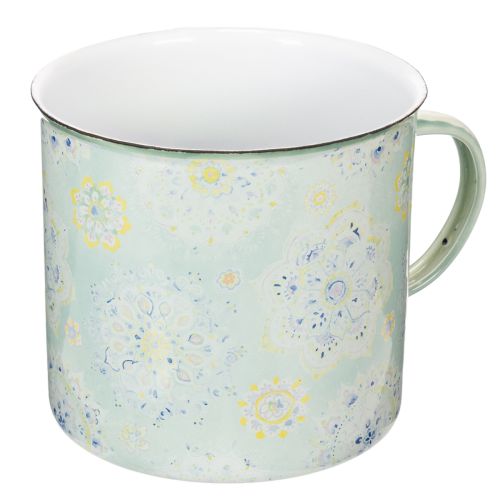 Dekorativ mugg, kruka, mandala, emaljerad, Ø13cm H12cm köpa | Floristik24.se