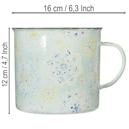 Dekorativ mugg, kruka,