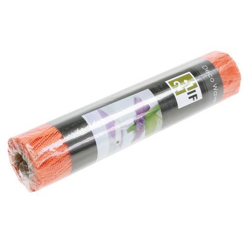 Floristik24 Dekorativt bordslöpartyg orange 26cm x 300cm