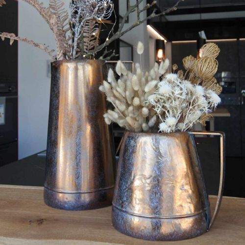 Artikel Dekorativ vas metall koppar dekorativ kanna dekorativ kanna B24cm H20cm