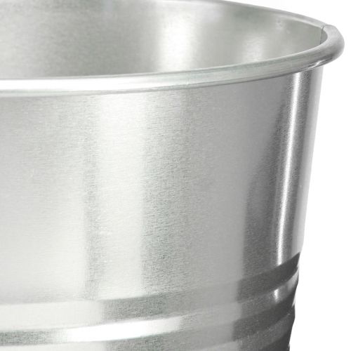 Floristik24 Dekorativ vas metall konisk golvvas silver H 49cm 18L