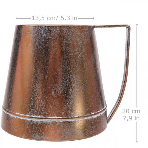 Artikel Dekorativ vas metall koppar dekorativ kanna dekorativ kanna B24cm H20cm