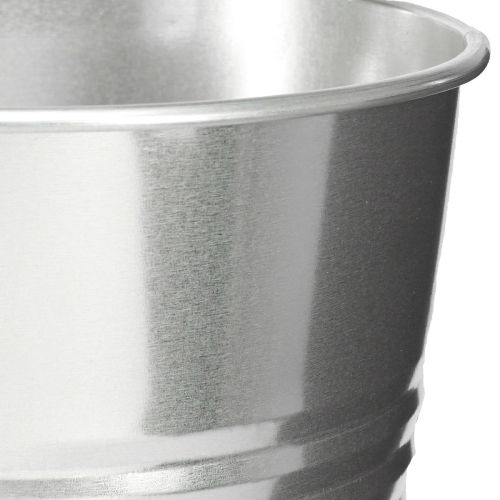 Artikel Dekorativ vas metall konisk hög vas silver H34cm vas 11L