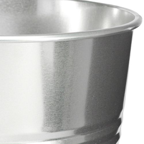 Artikel Dekorativ vas metall konisk hög vas silver H38,5cm 14,5L