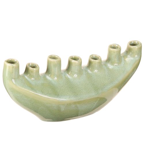 Artikel Dekorativ Vas Båt Keramikvas Ljusgrön 23×8,5×11cm