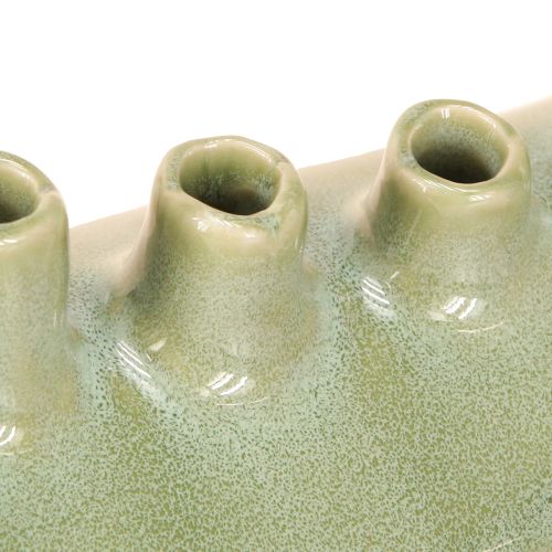 Artikel Dekorativ Vas Båt Keramikvas Ljusgrön 23×8,5×11cm