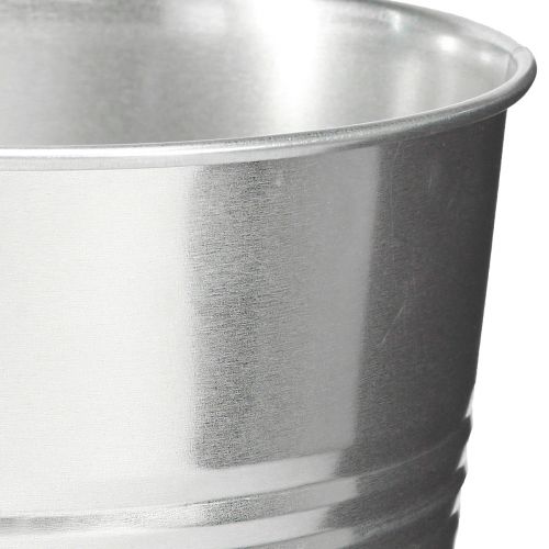 Artikel Dekorativ vas för torr dekoration metallvas silver H30cm 7,5l