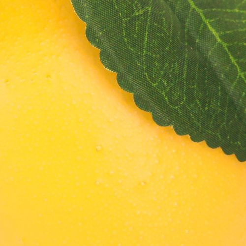 Artikel Dekorativa konstgjorda citroner 2 citroner på en gren 16cm 3st