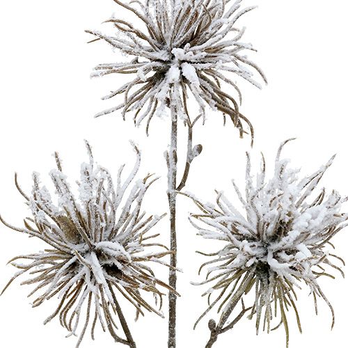 Dekorativ gren med snö 45cm 3st | Floristik24.se
