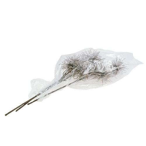 Dekorativ gren med snö 45cm 3st | Floristik24.se