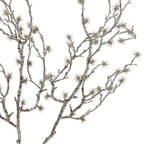 Floristik24 Dekorativ gren 75cm med glimmer 3st