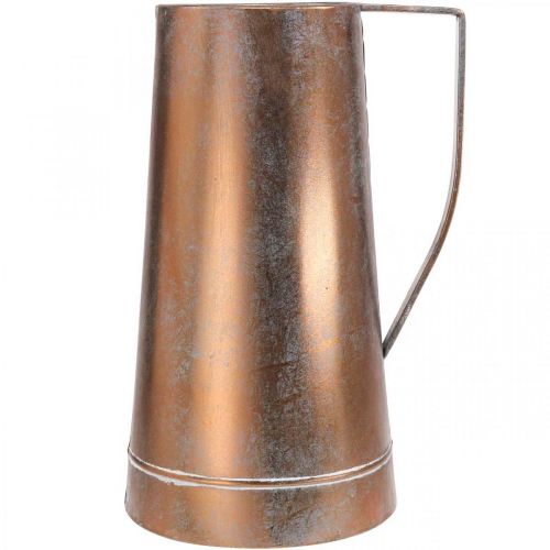 Artikel Dekorativ vas kopparfärgad dekorativ kanna vintage dekorativ B21cm H36cm