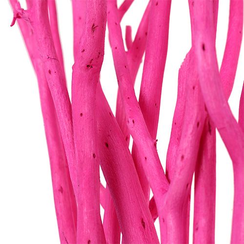 Floristik24 Dekorativa grenar Mitsumata 45-60cm rosa 12 st