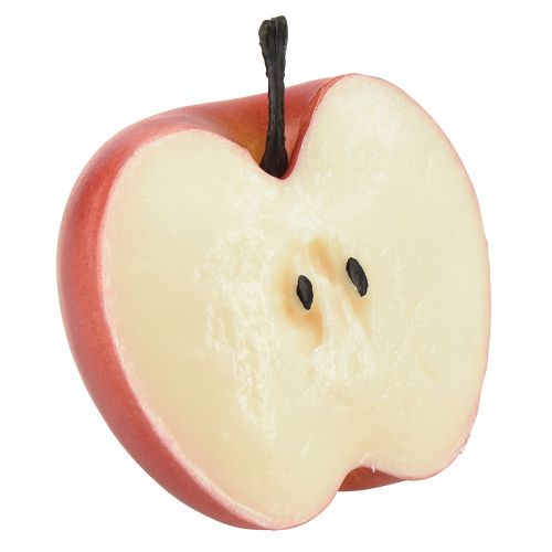 Artikel Dekorativa äpplen konstgjord frukt i bitar 6-7cm 10st