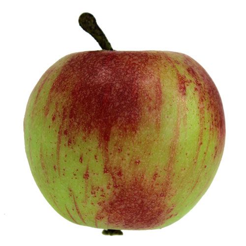 Artikel Deco äppleröd, grön Ø6cm 6st