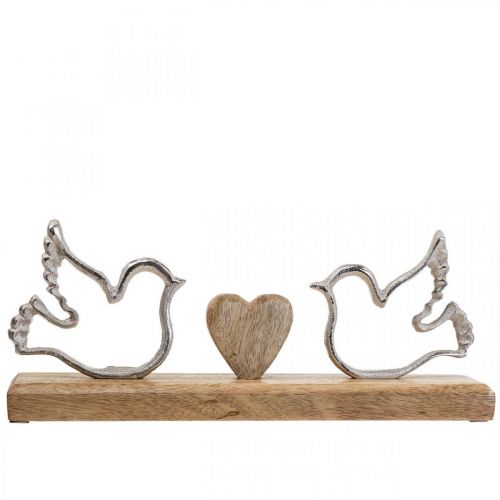 Dekorativ display hjärta och duvor bröllopsdekoration 30×5×12cm