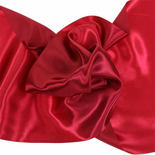 Floristik24 Satinband bordsband Bordeaux 200mm 10m