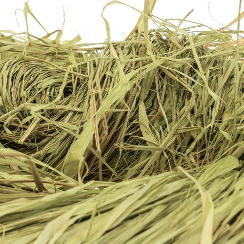 Artikel Dekorativ raffia för att tillverka naturlig raffia raffia lime 200g
