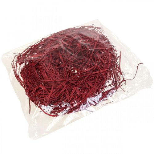 Artikel Dekorativ raffia för att tillverka naturlig raffia raffia röd 200g
