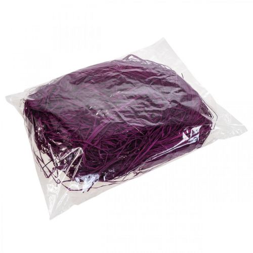 Artikel Dekorativ raffia för att tillverka naturlig raffia raffia lila 300g
