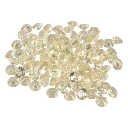 Floristik24 Deco diamanter bröllopsdekoration champagne 12mm 150st