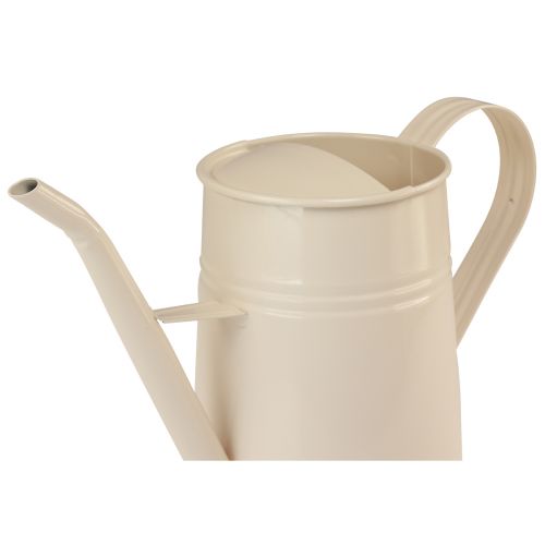 Artikel Dekorativ vattenkanna metallrumsvattenkanna kräm H23cm 1,7L
