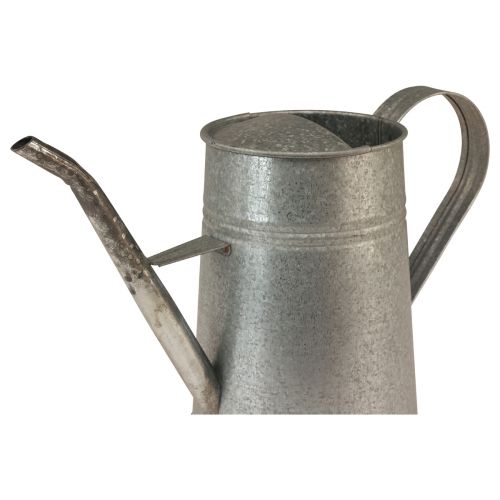 Artikel Dekorativ vattenkanna galvaniserad metallgrå 1,7L H23cm
