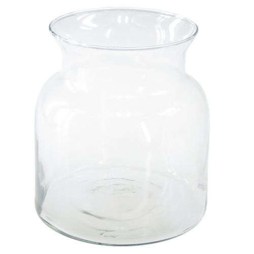 Dekorativ glasvas lykta glas klar Ø18cm H20cm