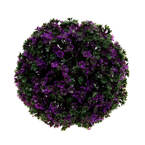 Artikel Dekorativ boll lila gjord av blommor växtkula konstgjord Ø15cm 1 st