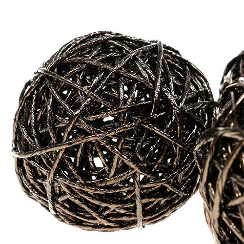 Floristik24 Dekorativ boll av papperstråd Ø8cm 12st