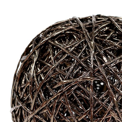Dekorativ boll mörkbrun Ø15cm | Floristik24.se