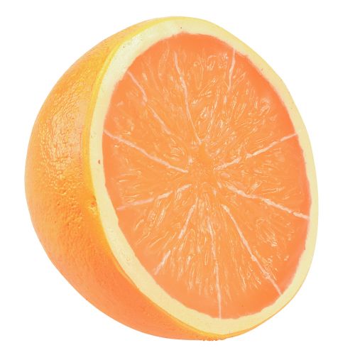 Artikel Dekorativa apelsiner konstgjord frukt i bitar 5–7cm 10 st