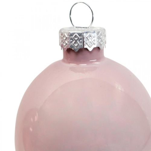 Floristik24 Deco påskägg att hänga upp glas rosa/grönt påskpynt 6 st