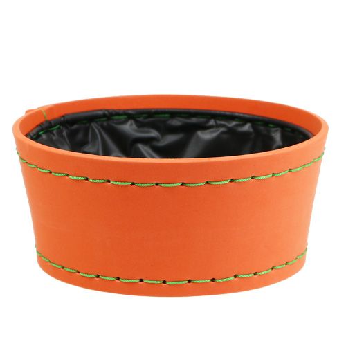 Floristik24 Dekorativ skål orange Ø20cm H9cm, 1 st