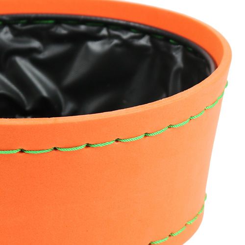Floristik24 Dekorativ skål orange Ø20cm H9cm, 1 st