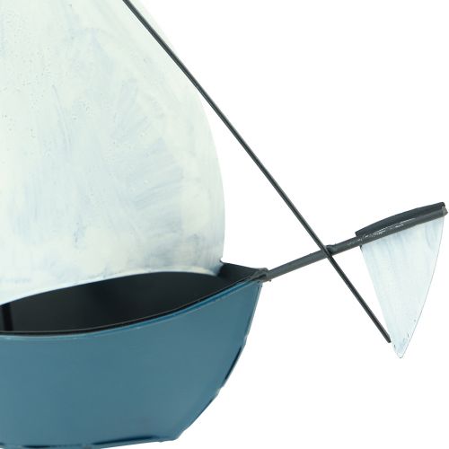 Floristik24 Dekorativt segelbåtsmetallskepp för dekoration 32,5×10×29cm